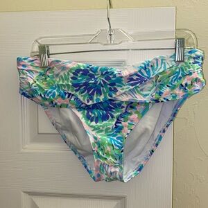 Lilly Pulitzer Lagoon Sarong Hipster Bikini Bottom